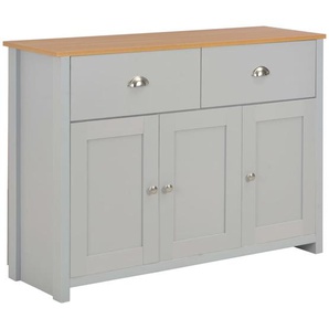 Sideboard Grau 112x35x81 cm