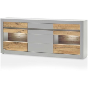Sideboard  Cabanes ¦ grau ¦ Maße (cm): B: 217 H: 89,9 T: 42.0