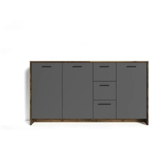 Sideboard  Ben ¦ grau ¦ Maße (cm): B: 153 H: 83