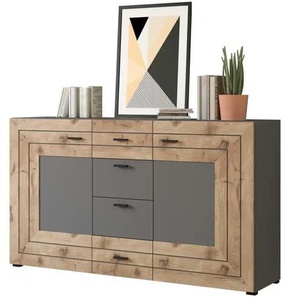 Sideboard  Fosso ¦ grau ¦ Maße (cm): B: 160 H: 90