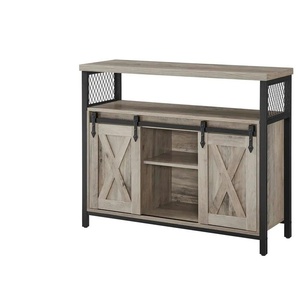 Sideboard - grau - Materialmix - 100 cm - 80 cm | Möbel Kraft
