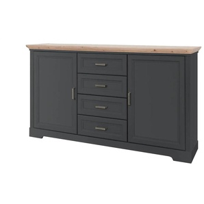 Sideboard - grau - Materialmix - 165 cm - 88 cm - cm 41,0 | Möbel Kraft