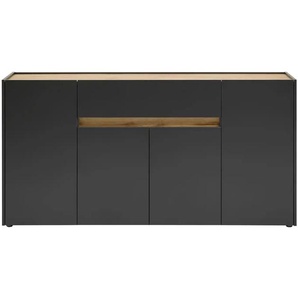 Sideboard - grau - Materialmix - 170 cm - 40 cm | Möbel Kraft