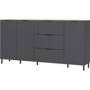 Sideboard - grau - Materialmix - 192 cm - 98 cm | Möbel Kraft