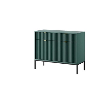 Sideboard - grün - Materialmix - 104 cm - 83 cm | Möbel Kraft