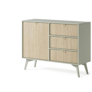 Sideboard - grün - Materialmix - 106,1 cm - 80,6 cm | Möbel Kraft