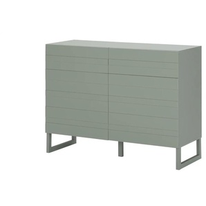 Sideboard - grün - Materialmix - 109,9 cm - 82,4 cm - cm 41,6 | Möbel Kraft