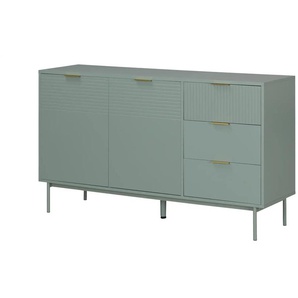 Sideboard - grün - Materialmix - 140 cm - 79,5 cm - cm 41,5 | Möbel Kraft