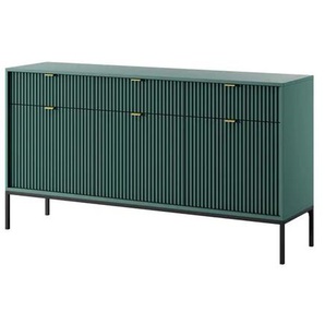 Sideboard - grün - Materialmix - 154 cm - 83 cm | Möbel Kraft