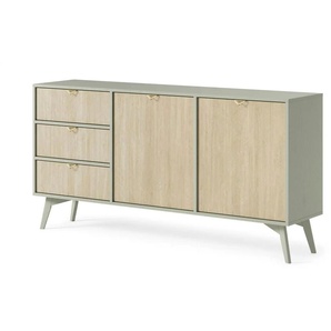 Sideboard - grün - Materialmix - 158,3 cm - 80,6 cm | Möbel Kraft