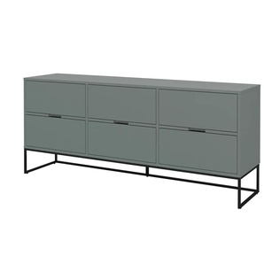 Sideboard - grün - Materialmix - 176 cm - 76 cm - cm 43,0 | Möbel Kraft
