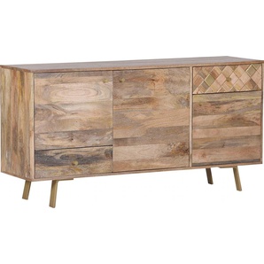 Sideboard GUTMANN FACTORY Sideboards Gr. B/H/T: 150 cm x 75 cm x 40 cm, 2, beige (natur) Sideboards