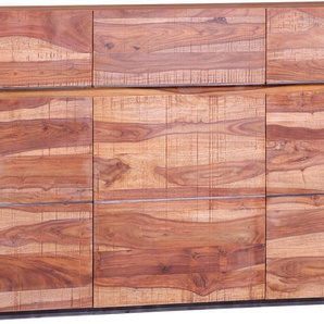 Sideboard GUTMANN FACTORY Tivoli Sideboards Gr. B/H/T: 175 cm x 90 cm x 40 cm, 3, beige (natur) Sideboards aus Massivholz