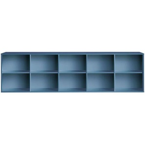 Sideboard HAMMEL FURNITURE Mistral, Hochwertig Bücherregal, Lowboard, hängend/stehend montierbar Sideboards Gr. B/H/T: 220 cm x 61 cm x 42 cm, blau Sideboards