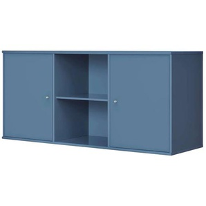 Sideboard HAMMEL FURNITURE Mistral, Hochwertig Schrank, hängend/stehend montierbar Sideboards Gr. B/H/T: 133 cm x 61 cm x 42 cm, blau Sideboards