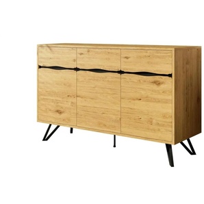 Sideboard   ¦ holzfarben ¦ Maße (cm): B: 140 H: 75,5
