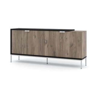 Sideboard   ¦ holzfarben ¦ Maße (cm): B: 190,7 H: 86,6