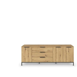 Sideboard  Frome ¦ holzfarben ¦ Maße (cm): B: 199 H: 72