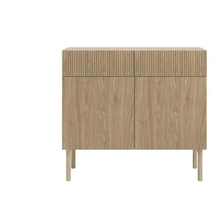 Selsey Sideboard - holzfarben - Materialmix - 100 cm - 90,6 cm - cm 38,0 | Möbel Kraft