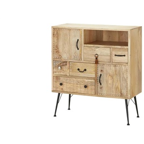 Sideboard - holzfarben - Materialmix - 90 cm - 100 cm - cm 43,0 | Möbel Kraft