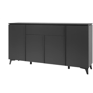 Sideboard  Dimarro ¦ schwarz ¦ Maße (cm): B: 177 H: 92 T: 40.0