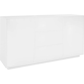 Sideboard INOSIGN bloom Sideboards Gr. B/H/T: 160 cm x 86 cm x 41,4 cm, 3, weiß (weißhg) Sideboards Breite ca. 160 cm