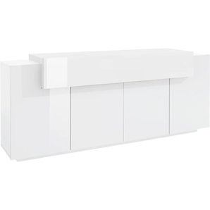 Sideboard INOSIGN Coro Sideboards Gr. B/H/T: 200 cm x 85,6 cm x 45 cm, weiß (weiß, hochglanz) Sideboards