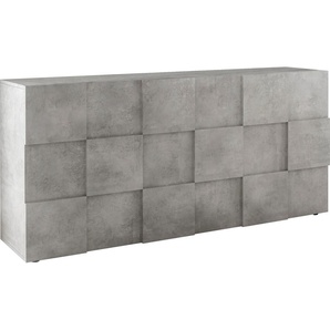 Sideboard INOSIGN Dama Sideboard Sideboards Gr. B/H/T: 181 cm x 84 cm x 42 cm, grau (beton, optik) Sideboards