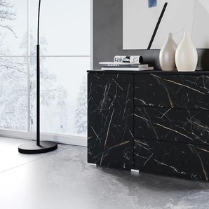 Sideboard INOSIGN PARIS, braun (san sebastian, san sebastian), B:111cm H:68cm T:39cm, Sideboards, Moderne 110cm breite grifflose Kommode, vielseitig einsetzbar