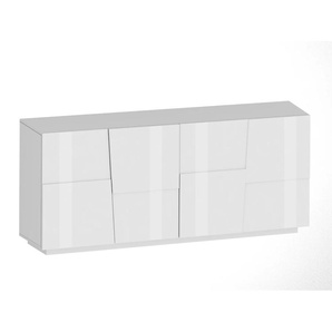Sideboard INOSIGN Pongo Sideboards Gr. B/H/T: 200 cm x 86 cm x 44,2 cm, weiß (weiß hochglanz) Sideboards