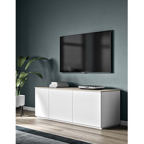 Sideboard Join VI 160 x 57 x 50cm Weiß/Weiß/Eiche