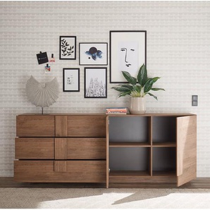 Sideboard VI 241 x 90 x 44cm Braun/Kirschbaum Dekor