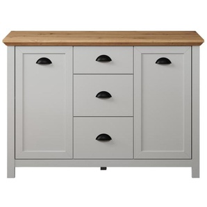 Sideboard Landside, Artisan Eiche Nachbildung, Lichtgrau Melamin