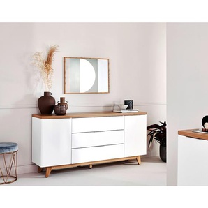 Sideboard I 160 x 77 x 39cm Weiß