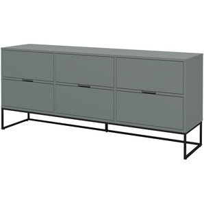 Sideboard  Linera ¦ grün ¦ Maße (cm): B: 176 H: 76 T: 43.0