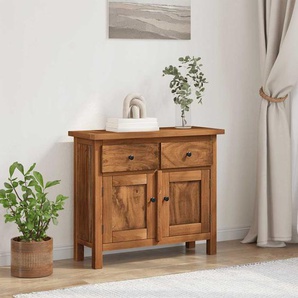 Sideboard Massives Mahagoniholz 75x30x65 cm