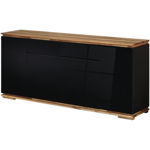 Sideboard Messina ¦ schwarz ¦ Maße (cm): B: 182 H: 81 T: 40.0