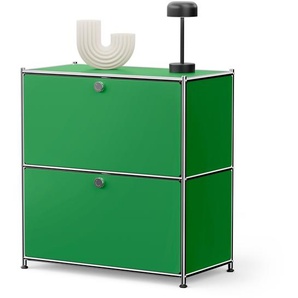 Sideboard Metall »CN3« mit 2 Klappenfächern, grün