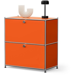 Sideboard Metall »CN3« mit 2 Klappenfächern, orange