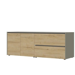 Content Sideboard  Metro Line ¦ grau ¦ Maße (cm): B: 204 H: 75 T: 50.0