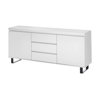 Sideboard  Meyenburg ¦ weiß ¦ Maße (cm): B: 166 H: 74 T: 40.0