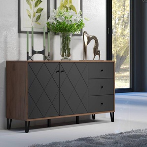 Sideboard Montez 183cm Braun