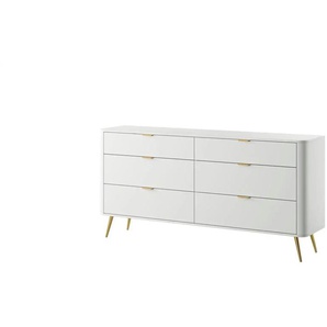 Selsey Sideboard  Oval ¦ weiß ¦ Maße (cm): B: 171,7 H: 83,6