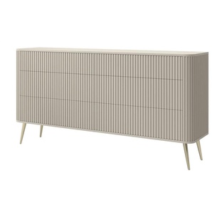 Sideboard  Ovarlo ¦ beige ¦ Maße (cm): B: 168 H: 83,8