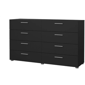 Sideboard  Pedara ¦ schwarz ¦ Maße (cm): B: 140 H: 82 T: 40.4