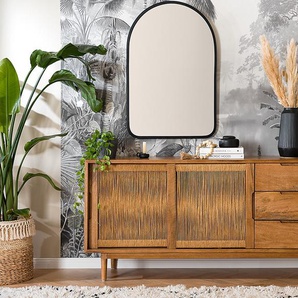Sideboard 160 x 76 x 43cm Braun/Beige