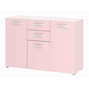 Sideboard ROSANA Kommode Anrichte Schrank MDF rosa