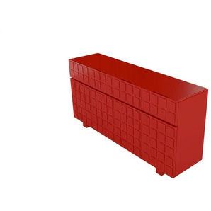 Sideboard  Cuba ¦ rot ¦ Maße (cm): B: 168,9 H: 83,8