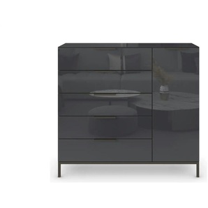 Sideboard  Flipp ¦ schwarz ¦ Maße (cm): B: 120 H: 110