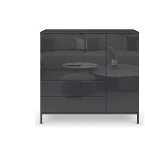 Sideboard  Frome ¦ schwarz ¦ Maße (cm): B: 120 H: 111